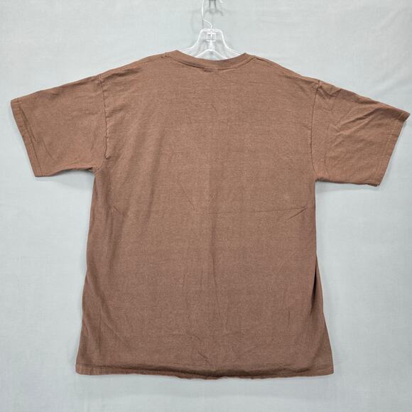 Friday 13th Brown T-Shirt Funny Graphic Art Classic Short Sleeve Crew Men Size L - Picture 2 of 9